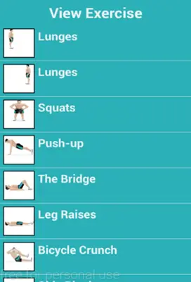 10 Full Body Exercises android App screenshot 2